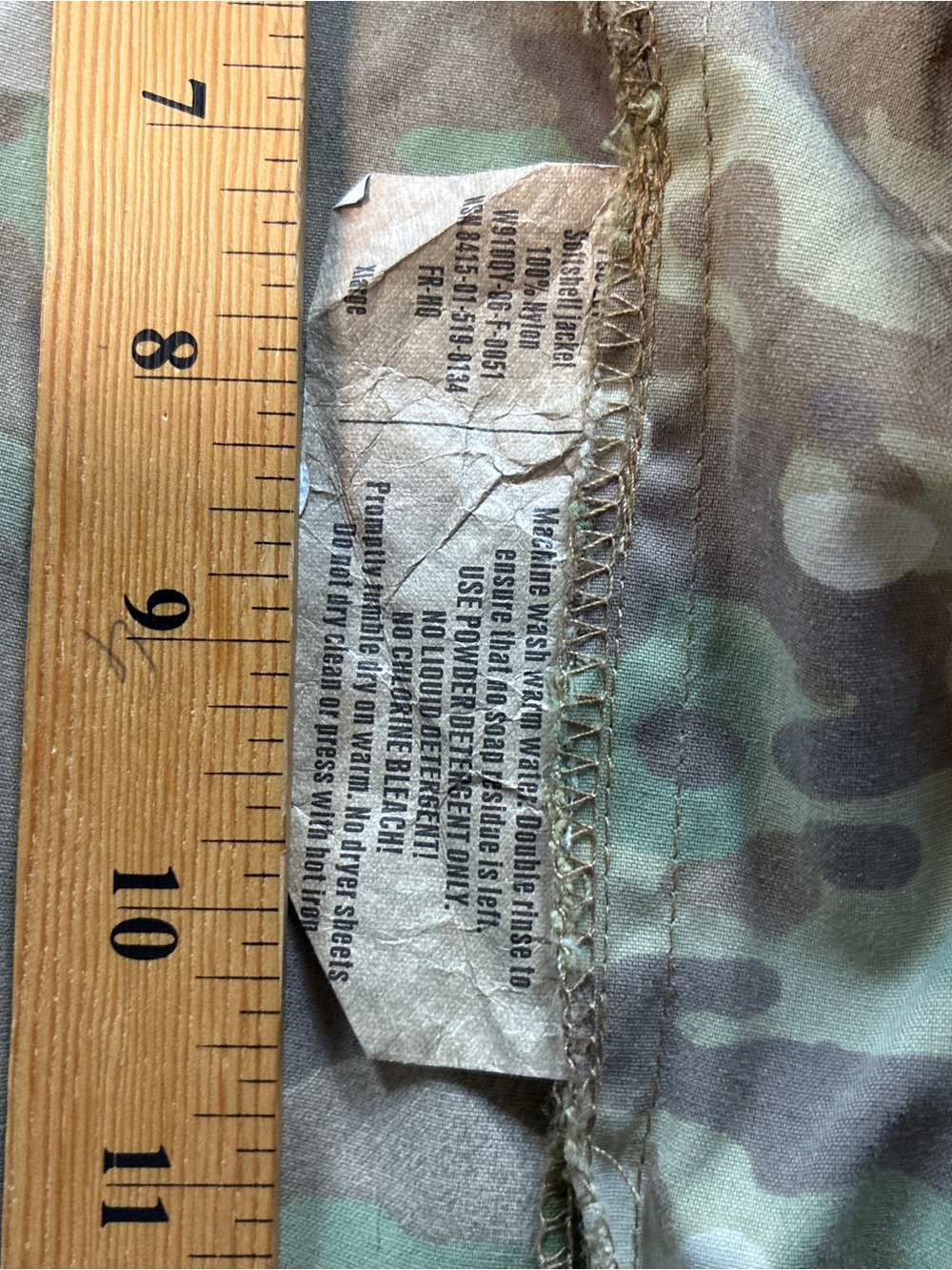 PCU Softshell Multicam LVL 5 Jacket Full Zip XL Hood Original Gen Authentic FR - Picture 13 of 15